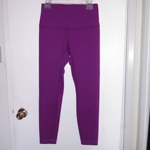 Lululemon 🍋magenta/purple 💜 size 10 pants